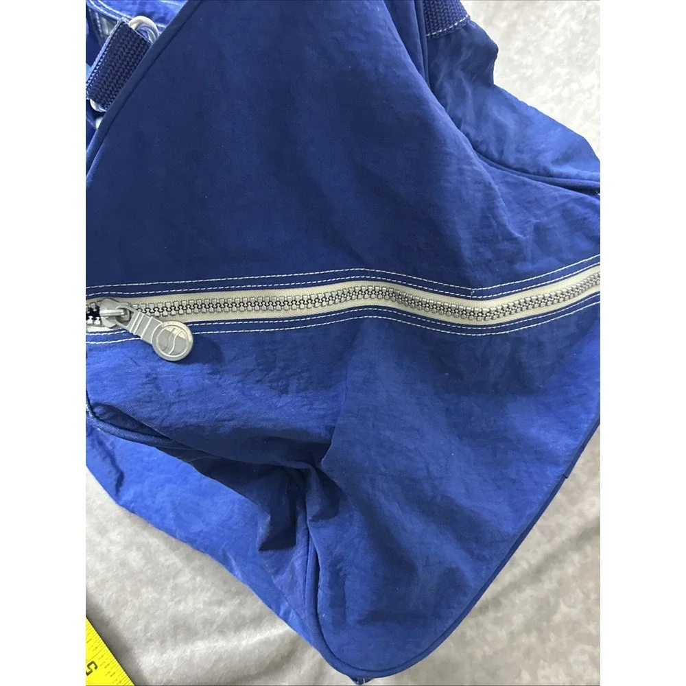 Vintage 90s Pepsi Co Handled Large Duffle Bag Carry On‎ Bag Blue 2-pcs